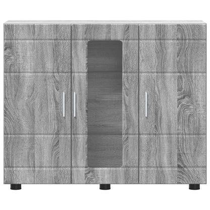 vidaXL Wooden Cabinet Grey Sonoma Engineered Wood