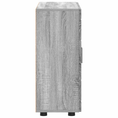 vidaXL Wooden Cabinet Grey Sonoma Engineered Wood