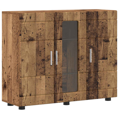 vidaXL Wooden Cabinet Old Wood 88.5 x 30.5 x 73 cm Engineered Wood