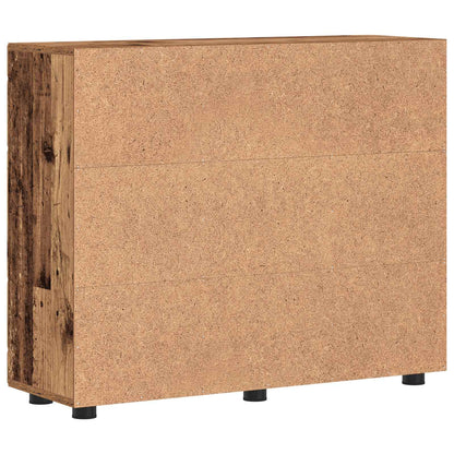 vidaXL Wooden Cabinet Old Wood 88.5 x 30.5 x 73 cm Engineered Wood