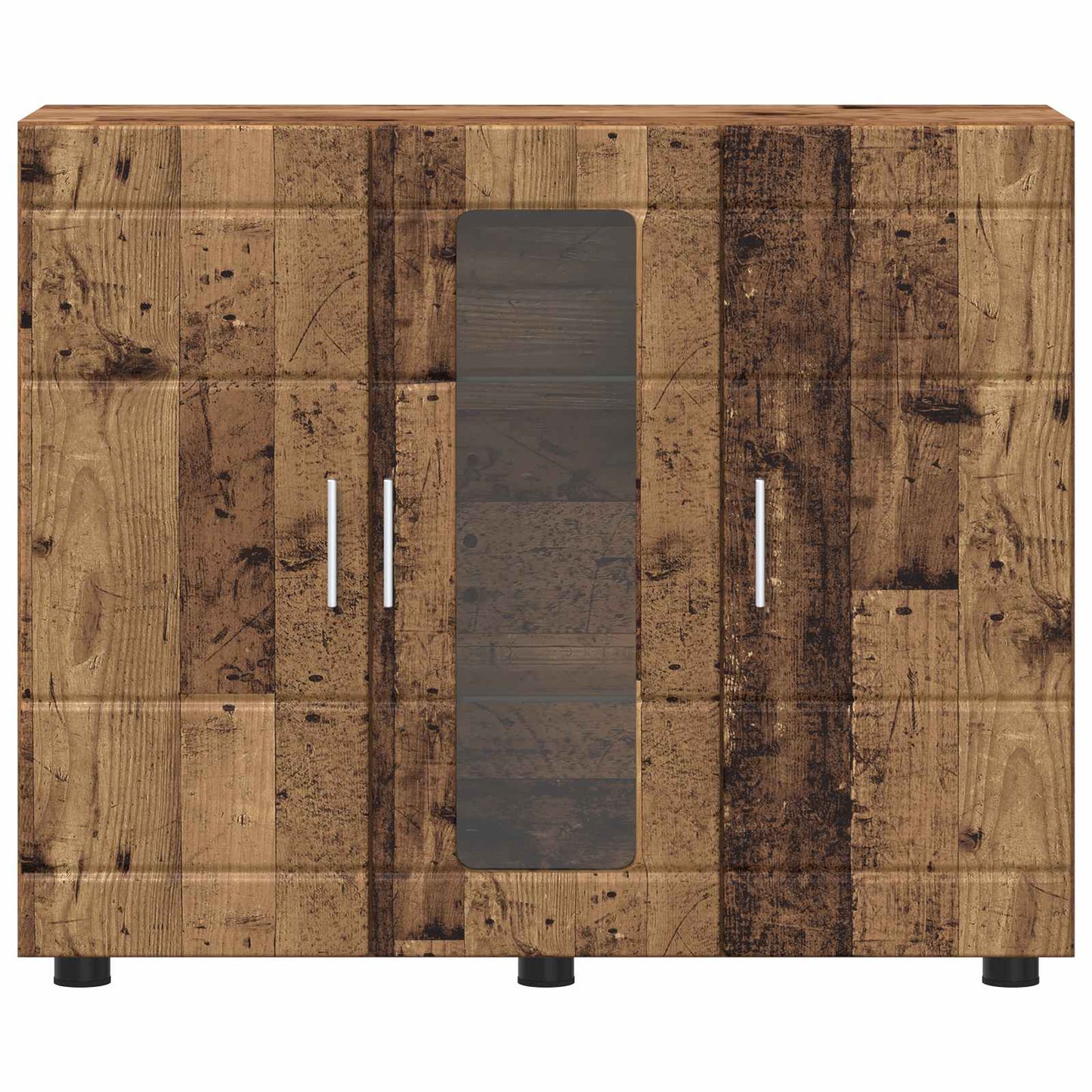 vidaXL Wooden Cabinet Old Wood 88.5 x 30.5 x 73 cm Engineered Wood