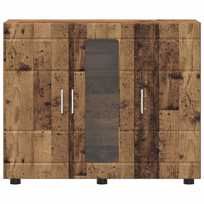 vidaXL Wooden Cabinet Old Wood 88.5 x 30.5 x 73 cm Engineered Wood