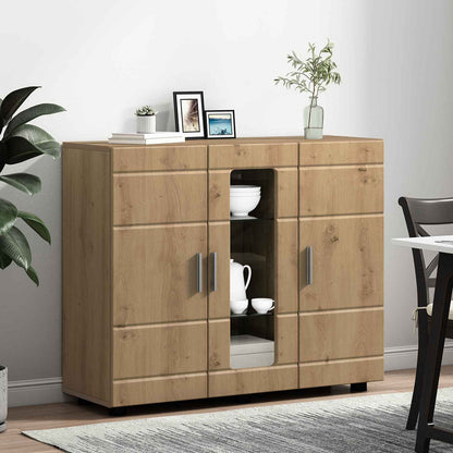 vidaXL Wooden Cabinet Artisan Oak Engineered Wood