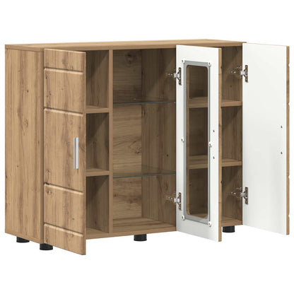 vidaXL Wooden Cabinet Artisan Oak Engineered Wood