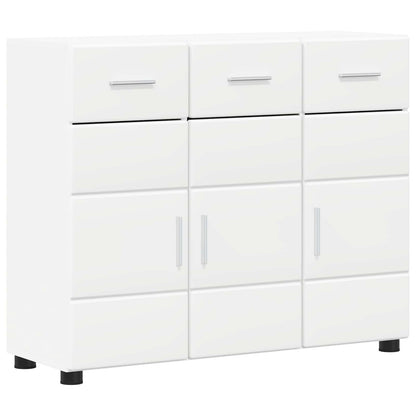 vidaXL Sideboard FLORIN 88.5 x 30.5 x 73 cm White Engineered Wood