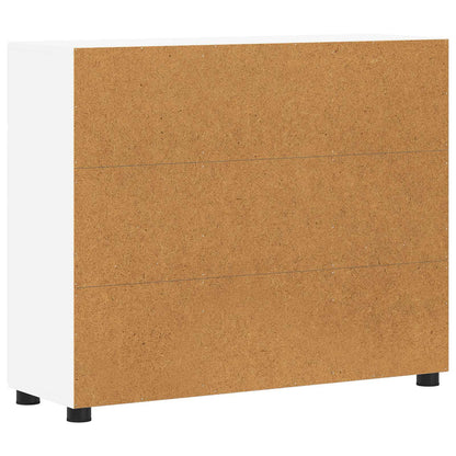 vidaXL Sideboard FLORIN 88.5 x 30.5 x 73 cm White Engineered Wood