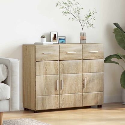vidaXL Sideboard FLORIN Sonoma Oak 88.5 x 30.5 x 73 cm Engineered Wood