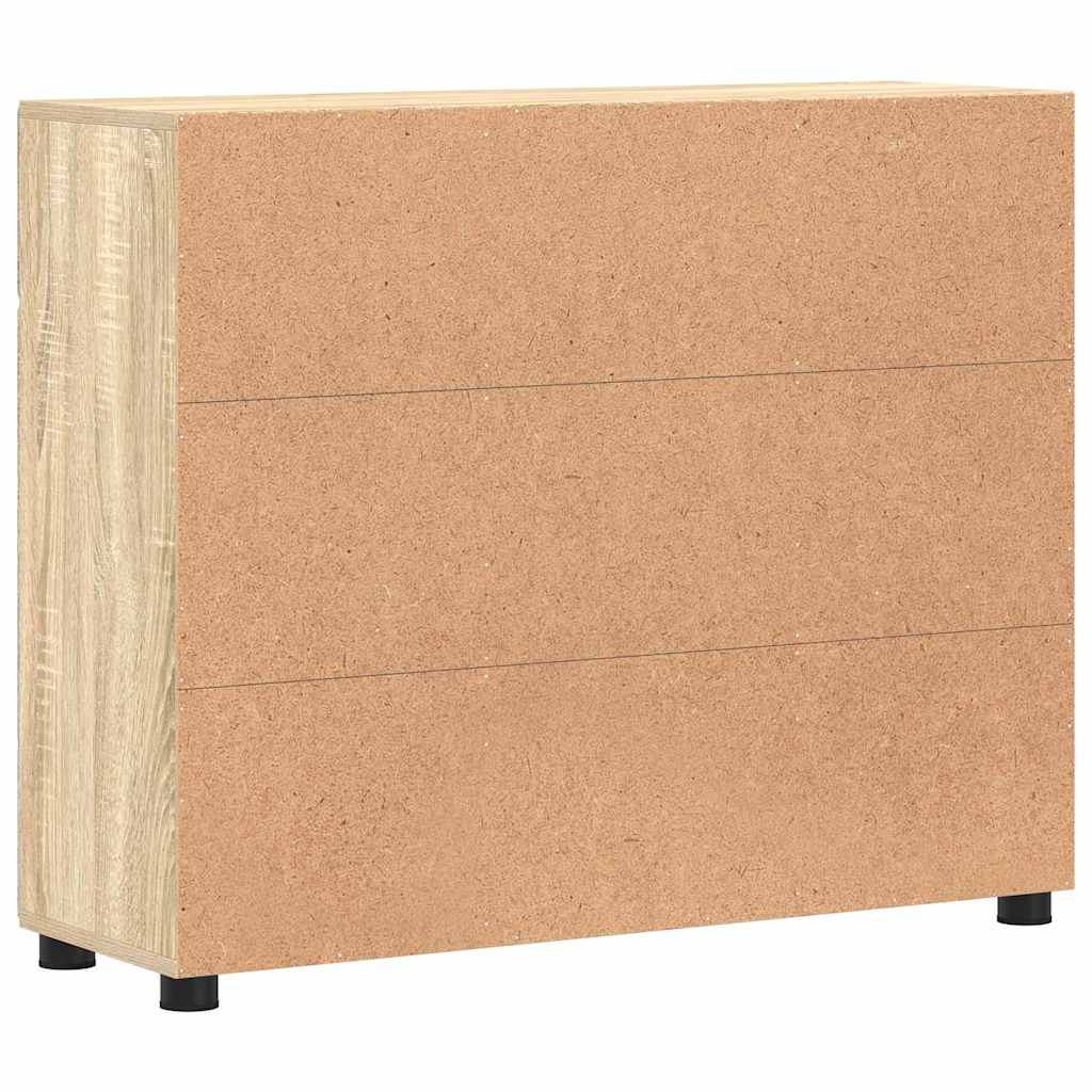 vidaXL Sideboard FLORIN Sonoma Oak 88.5 x 30.5 x 73 cm Engineered Wood
