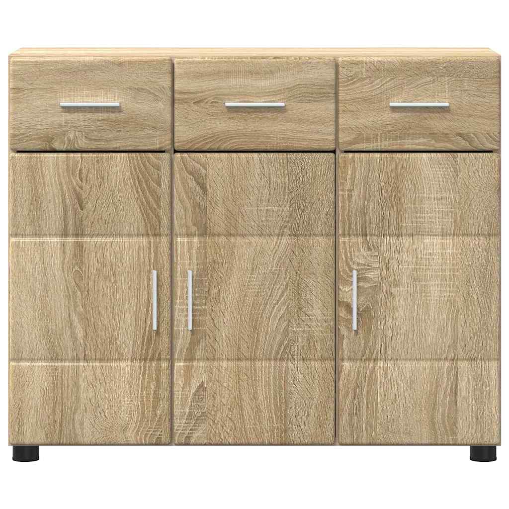 vidaXL Sideboard FLORIN Sonoma Oak 88.5 x 30.5 x 73 cm Engineered Wood