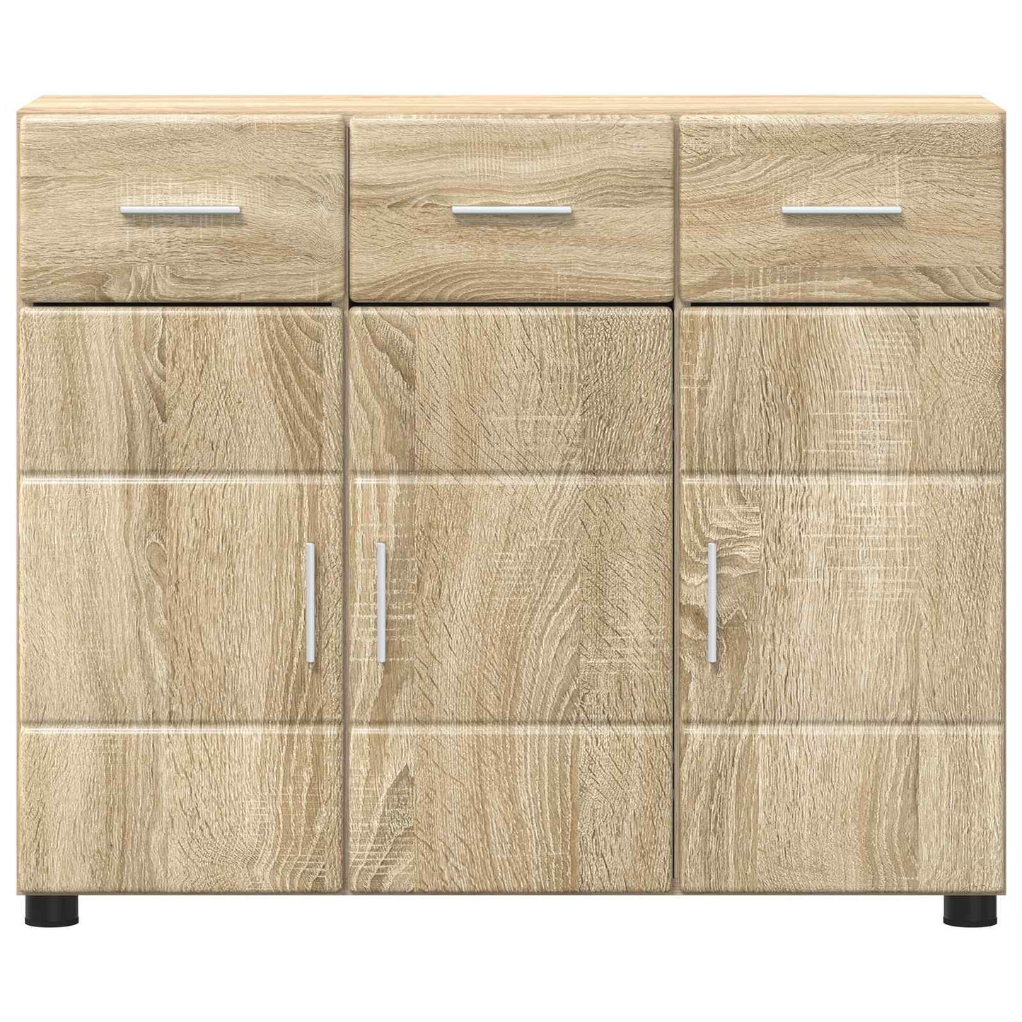 vidaXL Sideboard FLORIN Sonoma Oak 88.5 x 30.5 x 73 cm Engineered Wood
