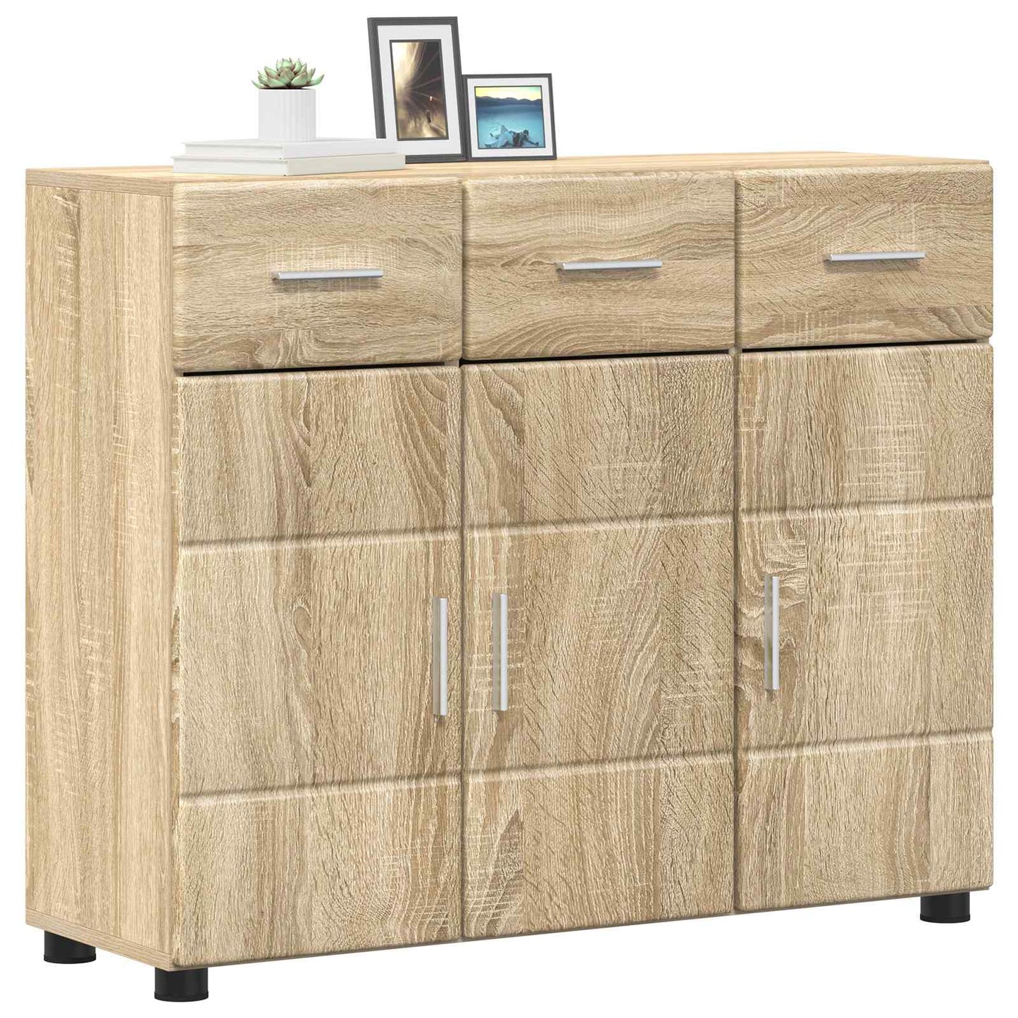 vidaXL Sideboard FLORIN Sonoma Oak 88.5 x 30.5 x 73 cm Engineered Wood