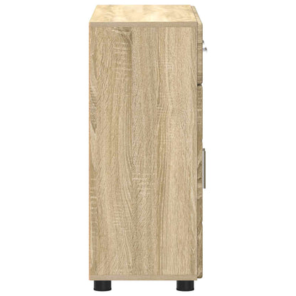 vidaXL Sideboard FLORIN Sonoma Oak 88.5 x 30.5 x 73 cm Engineered Wood