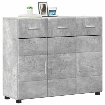 vidaXL Sideboard FLORIN 88.5 x 30.5 x 73 cm Concrete Grey