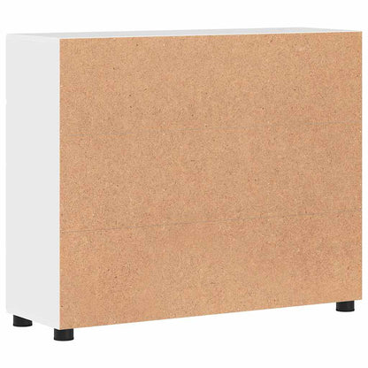 vidaXL Sideboard with Door FLORIN High Gloss White 88.5 x 30.5 x 73 cm
