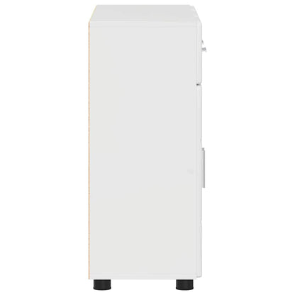 vidaXL Sideboard with Door FLORIN High Gloss White 88.5 x 30.5 x 73 cm