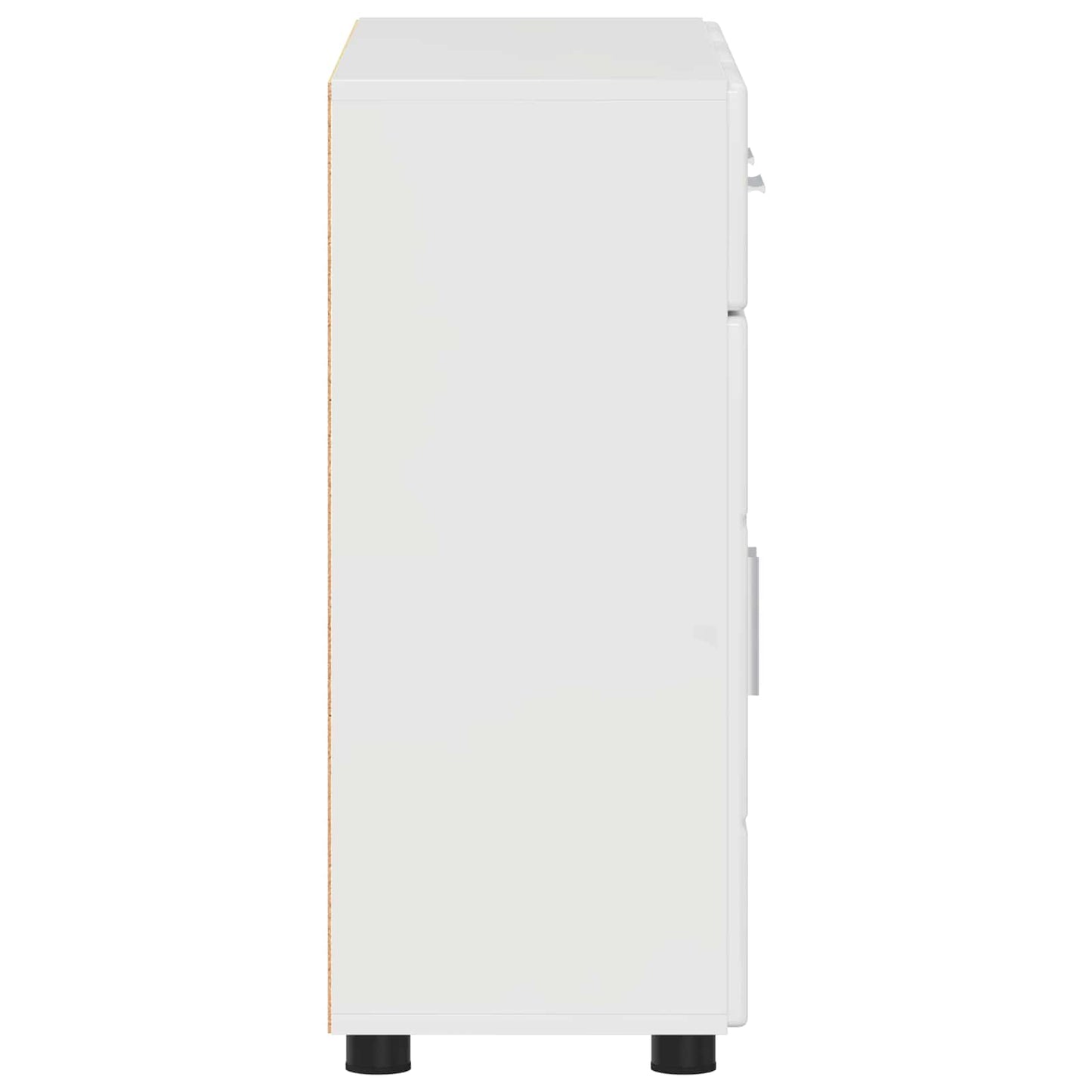 vidaXL Sideboard FLORIN 88.5 x 30.5 x 73 cm High Gloss White