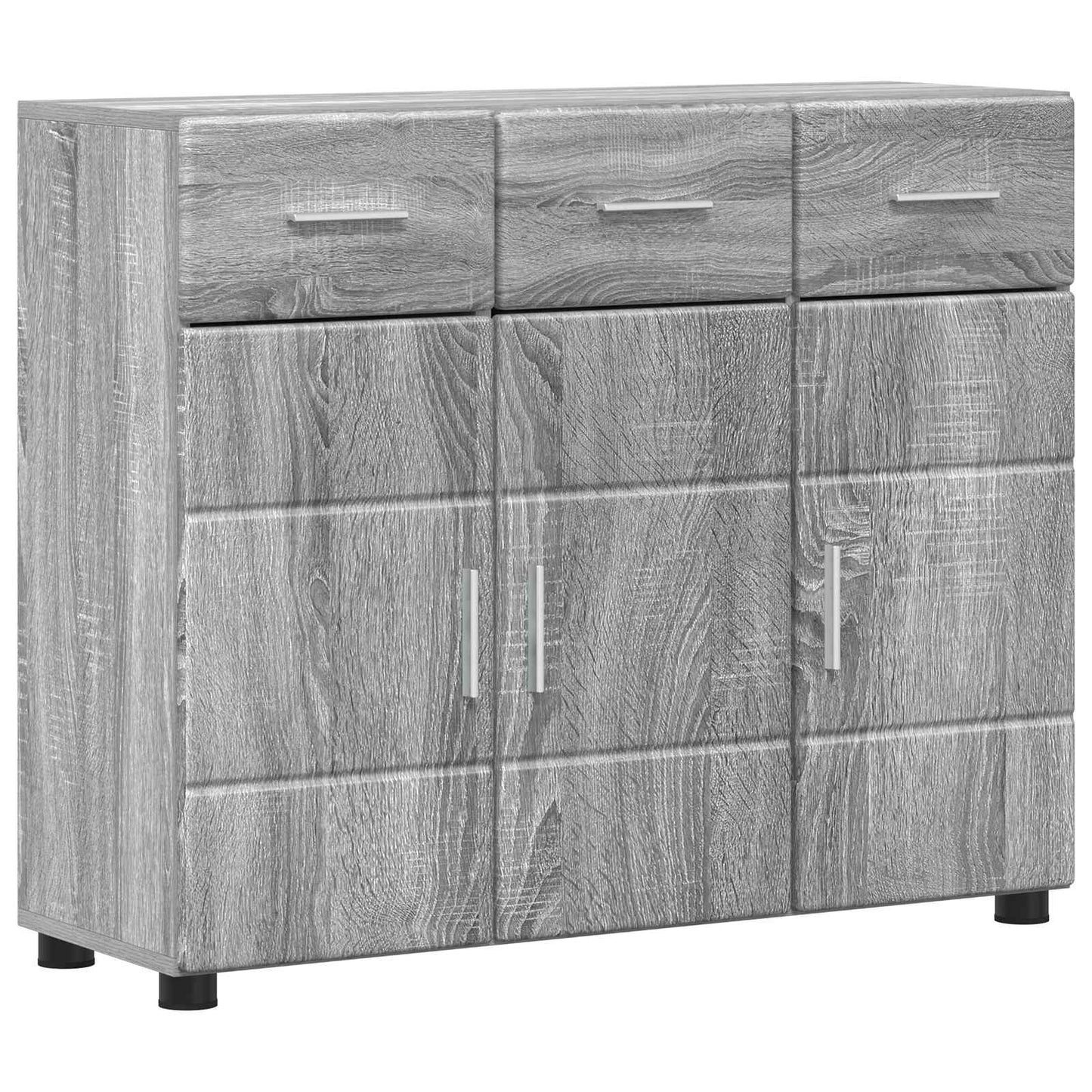 vidaXL Sideboard with Shelf FLORIN Grey Sonoma 88.5 x 30.5 x 73 cm