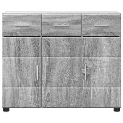 vidaXL Sideboard with Shelf FLORIN Grey Sonoma 88.5 x 30.5 x 73 cm