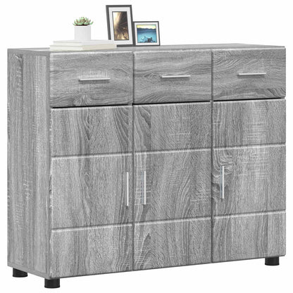 vidaXL Sideboard with Shelf FLORIN Grey Sonoma 88.5 x 30.5 x 73 cm