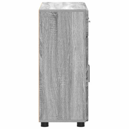vidaXL Sideboard with Shelf FLORIN Grey Sonoma 88.5 x 30.5 x 73 cm
