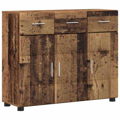 vidaXL Sideboard FLORIN 88.5 x 30.5 x 73 cm Old Wood Engineered Wood