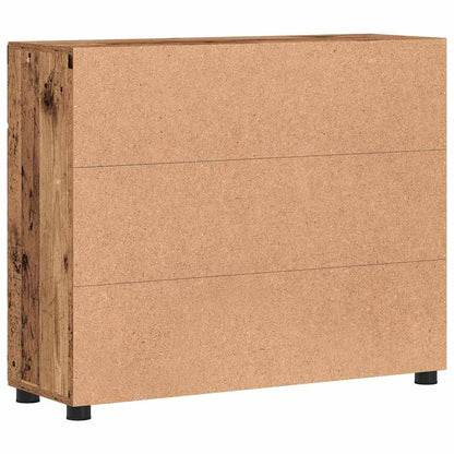 vidaXL Sideboard FLORIN 88.5 x 30.5 x 73 cm Old Wood Engineered Wood