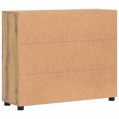 vidaXL Sideboard with Shelf FLORIN Artisan Oak 88.5 x 30.5 x 73 cm