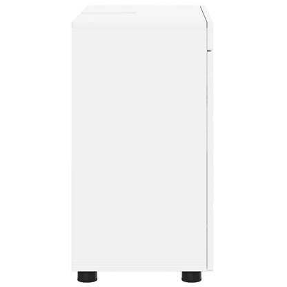 vidaXL Bathroom Cabinet Set with Storage TULUM White 60 x 34 x 63 cm