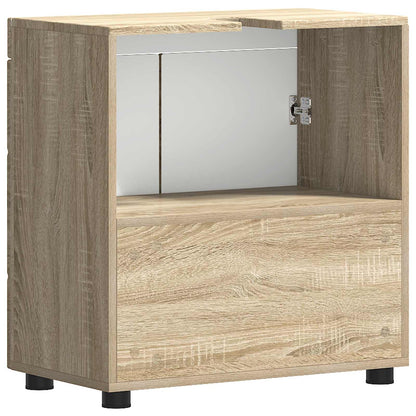 vidaXL Bathroom Cabinet Set TULUM Sonoma Oak 60 x 34 x 63 cm