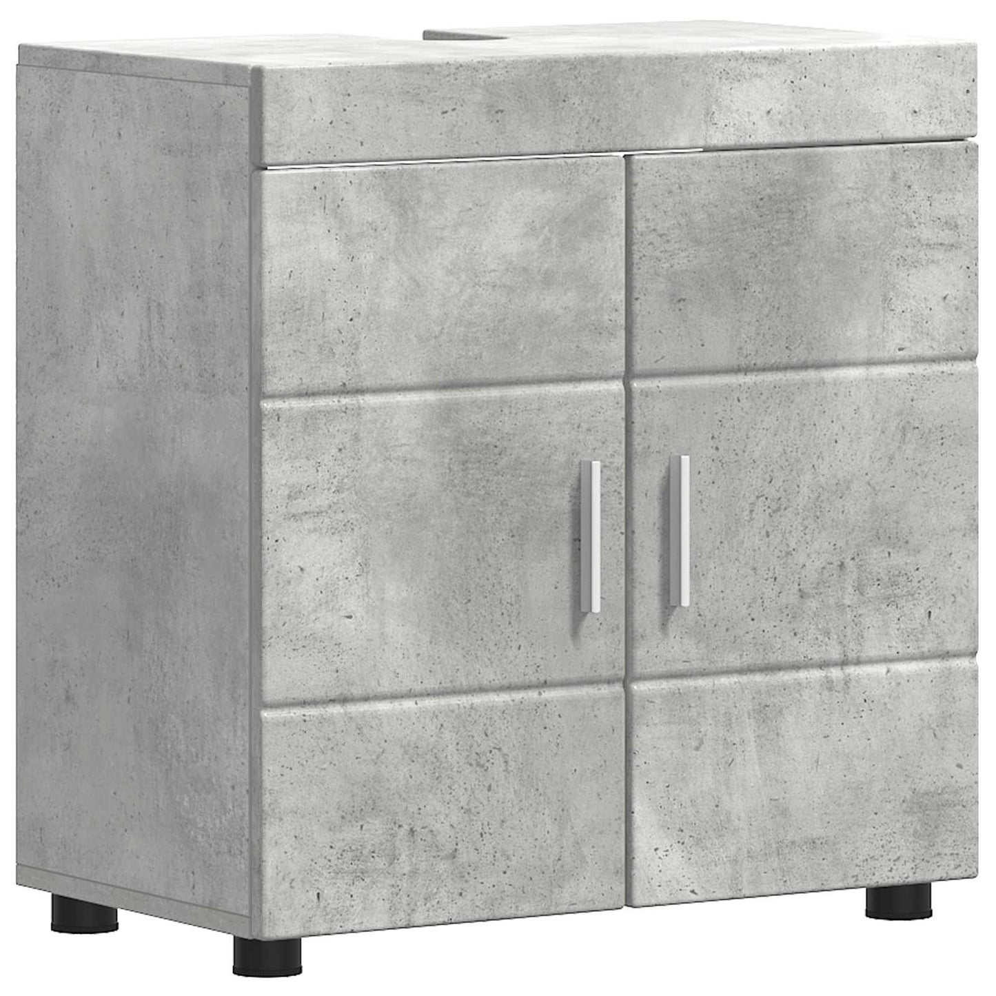 vidaXL Bathroom Cabinet Set TULUM Concrete Grey 60 x 34 x 63 cm