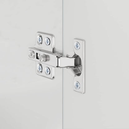 vidaXL Bathroom Cabinet Set TULUM High Gloss White 60 x 34 x 63 cm