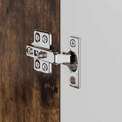 vidaXL Bathroom Cabinet Set TULUM Smoked Oak 60 x 34 x 63 cm