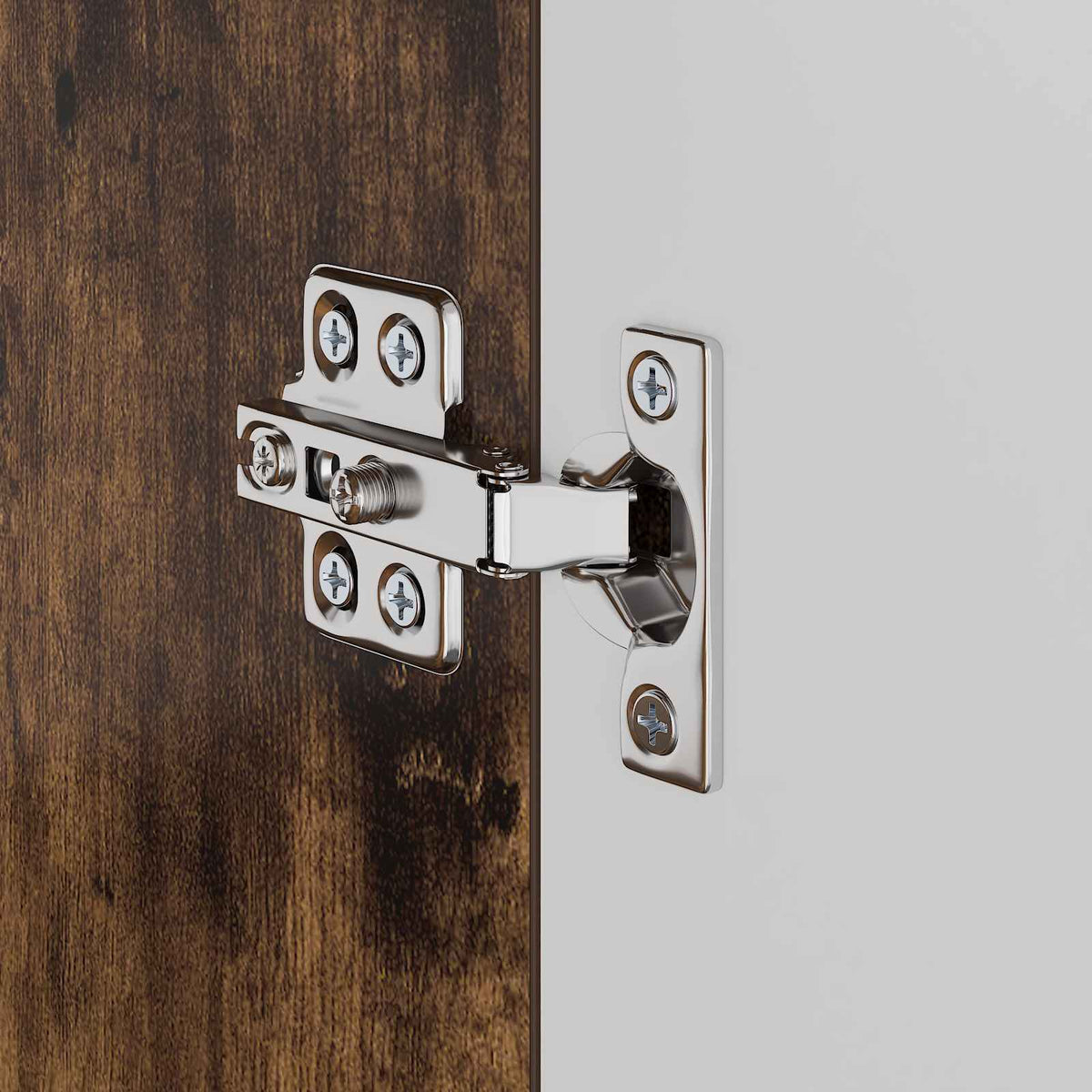 vidaXL Bathroom Cabinet Set TULUM Smoked Oak 60 x 34 x 63 cm