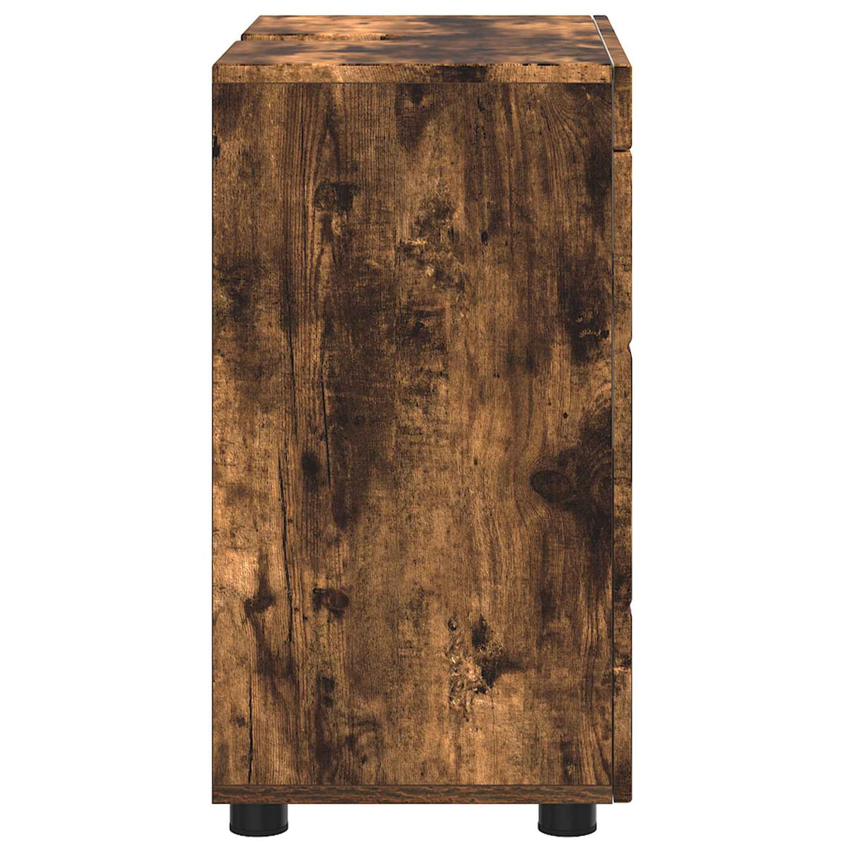 vidaXL Bathroom Cabinet Set TULUM Smoked Oak 60 x 34 x 63 cm