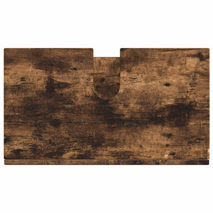 vidaXL Bathroom Cabinet Set TULUM Smoked Oak 60 x 34 x 63 cm