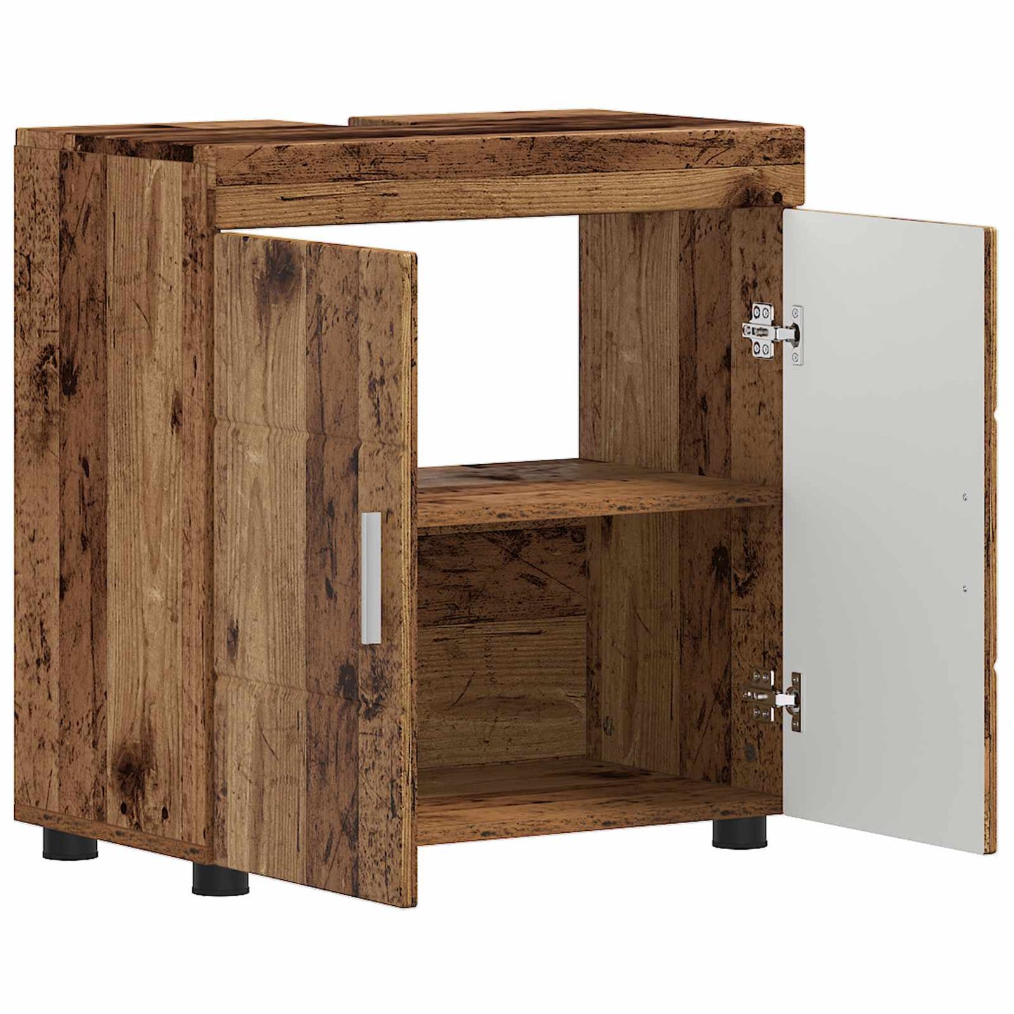 vidaXL Bathroom Cabinet Set TULUM Old Wood 60 x 34 x 63 cm