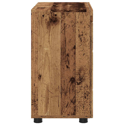 vidaXL Bathroom Cabinet Set TULUM Old Wood 60 x 34 x 63 cm
