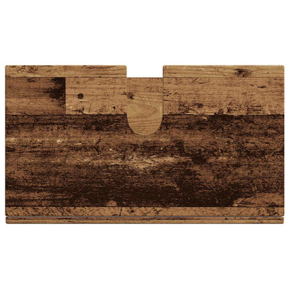 vidaXL Bathroom Cabinet Set TULUM Old Wood 60 x 34 x 63 cm