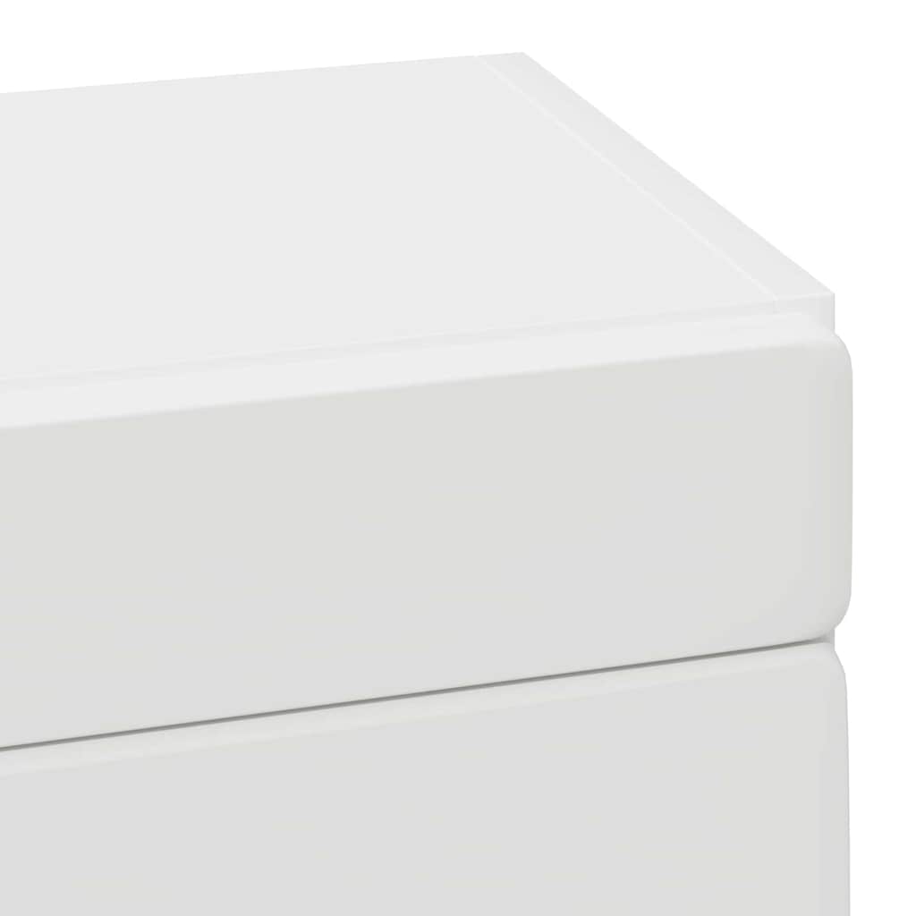 vidaXL Bathroom Wall Cabinet with Shelf TULUM White 37 x 24.5 x 86 cm