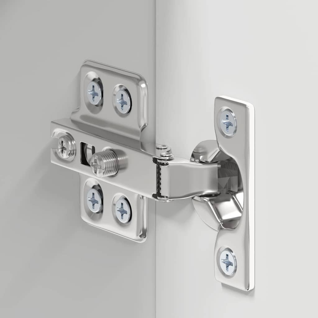 vidaXL Bathroom Wall Cabinet with Shelf TULUM White 37 x 24.5 x 86 cm