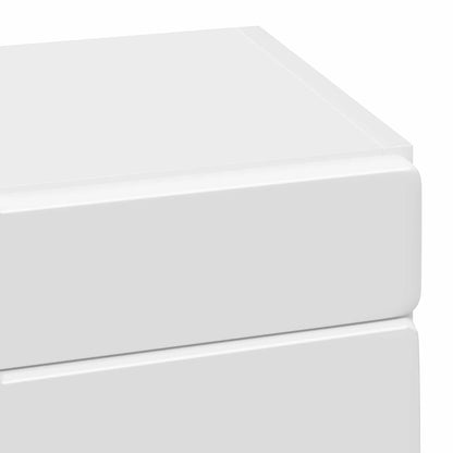 vidaXL Bathroom Wall Cabinet with Shelf TULUM White 37 x 24.5 x 86 cm