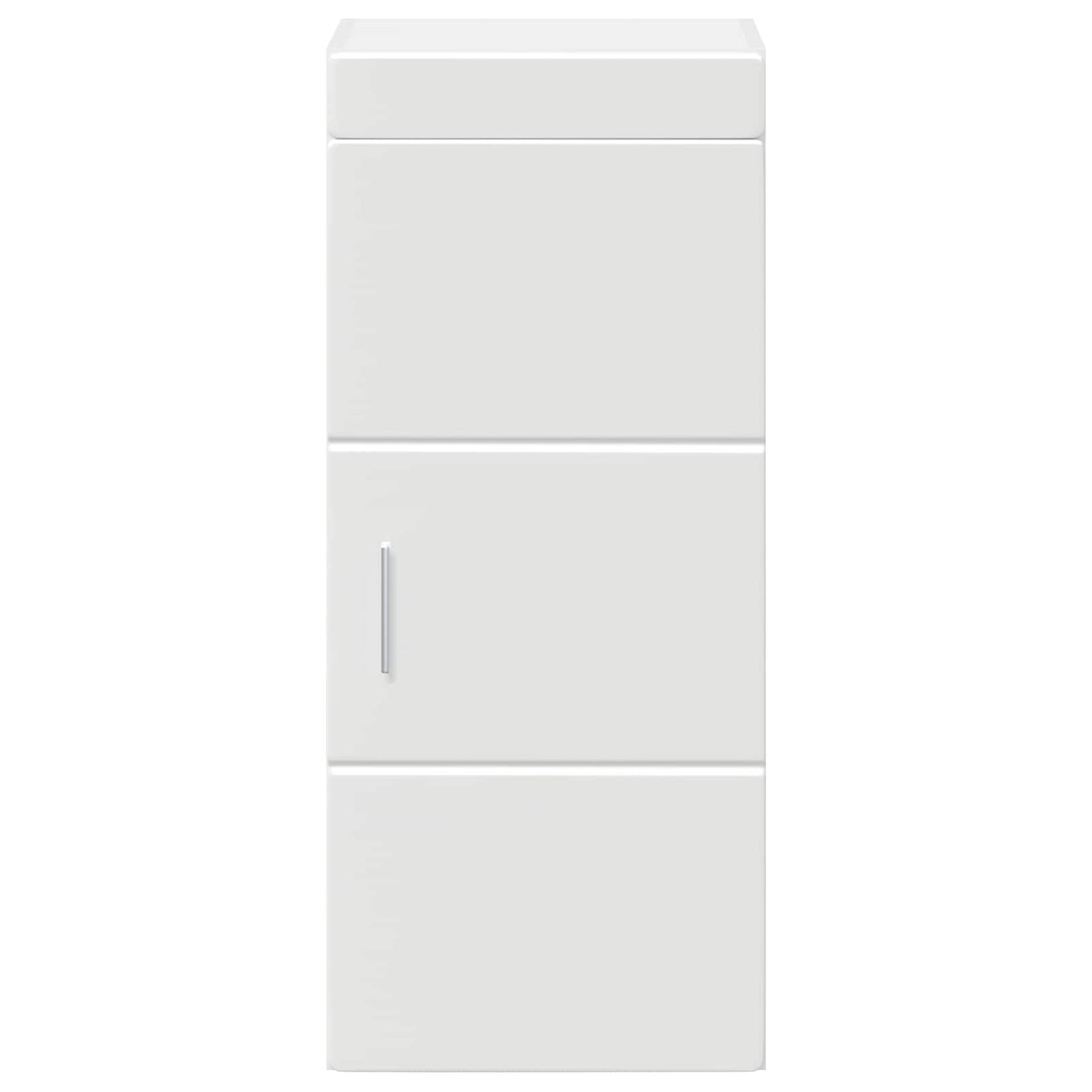 vidaXL Bathroom Wall Cabinet with Shelf TULUM White 37 x 24.5 x 86 cm