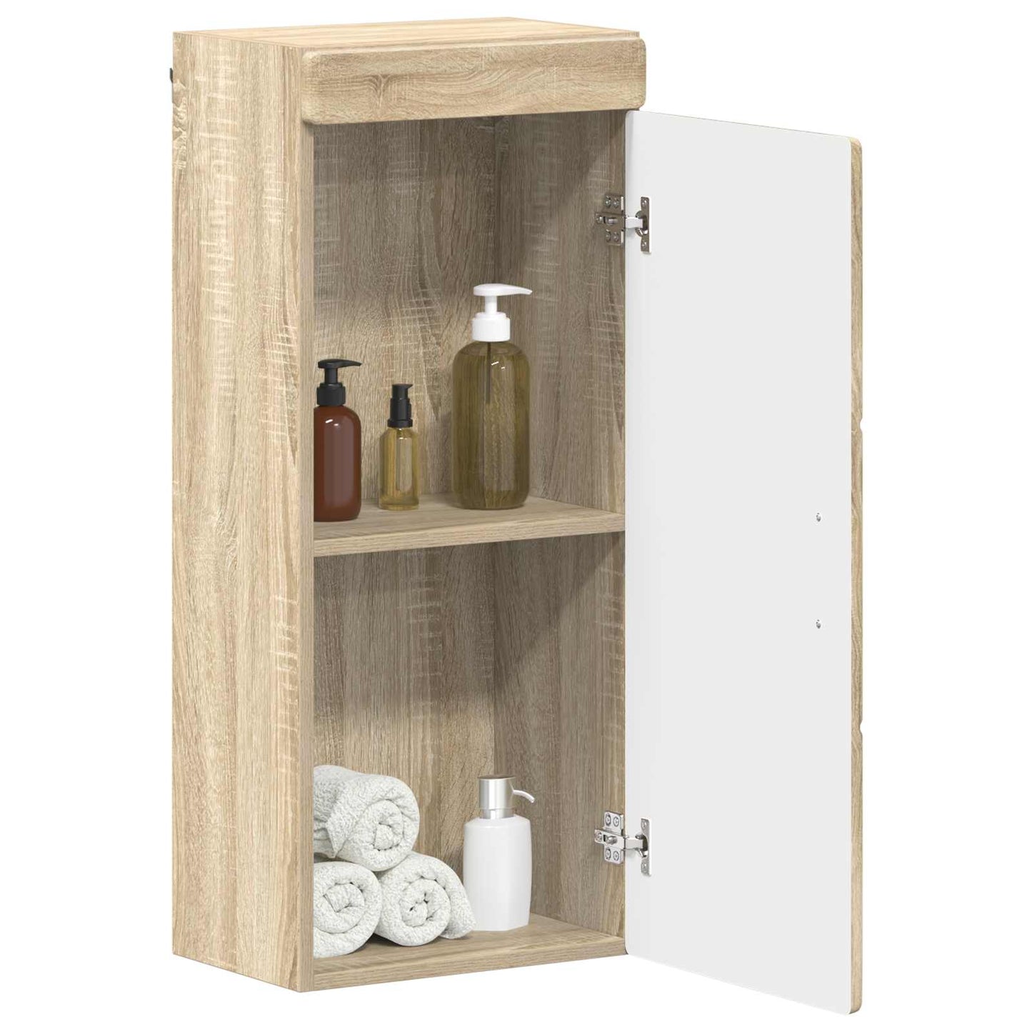 vidaXL Bathroom Wall Cabinet TULUM Sonoma Oak 37 x 24.5 x 86 cm