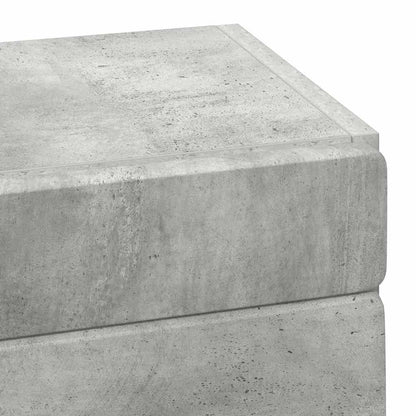vidaXL Bathroom Wall Cabinet TULUM Concrete Grey 37 x 24.5 x 86 cm