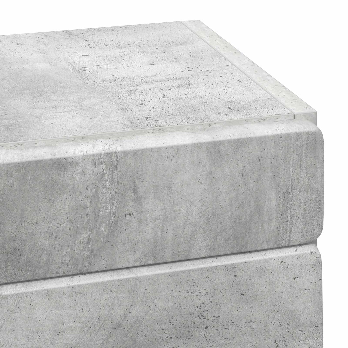 vidaXL Bathroom Wall Cabinet TULUM Concrete Grey 37 x 24.5 x 86 cm