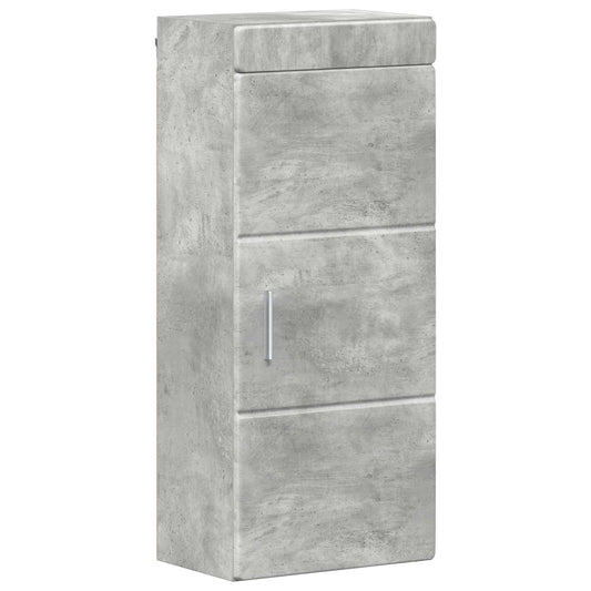 vidaXL Bathroom Wall Cabinet TULUM Concrete Grey 37 x 24.5 x 86 cm