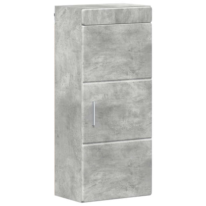 vidaXL Bathroom Wall Cabinet TULUM Concrete Grey 37 x 24.5 x 86 cm