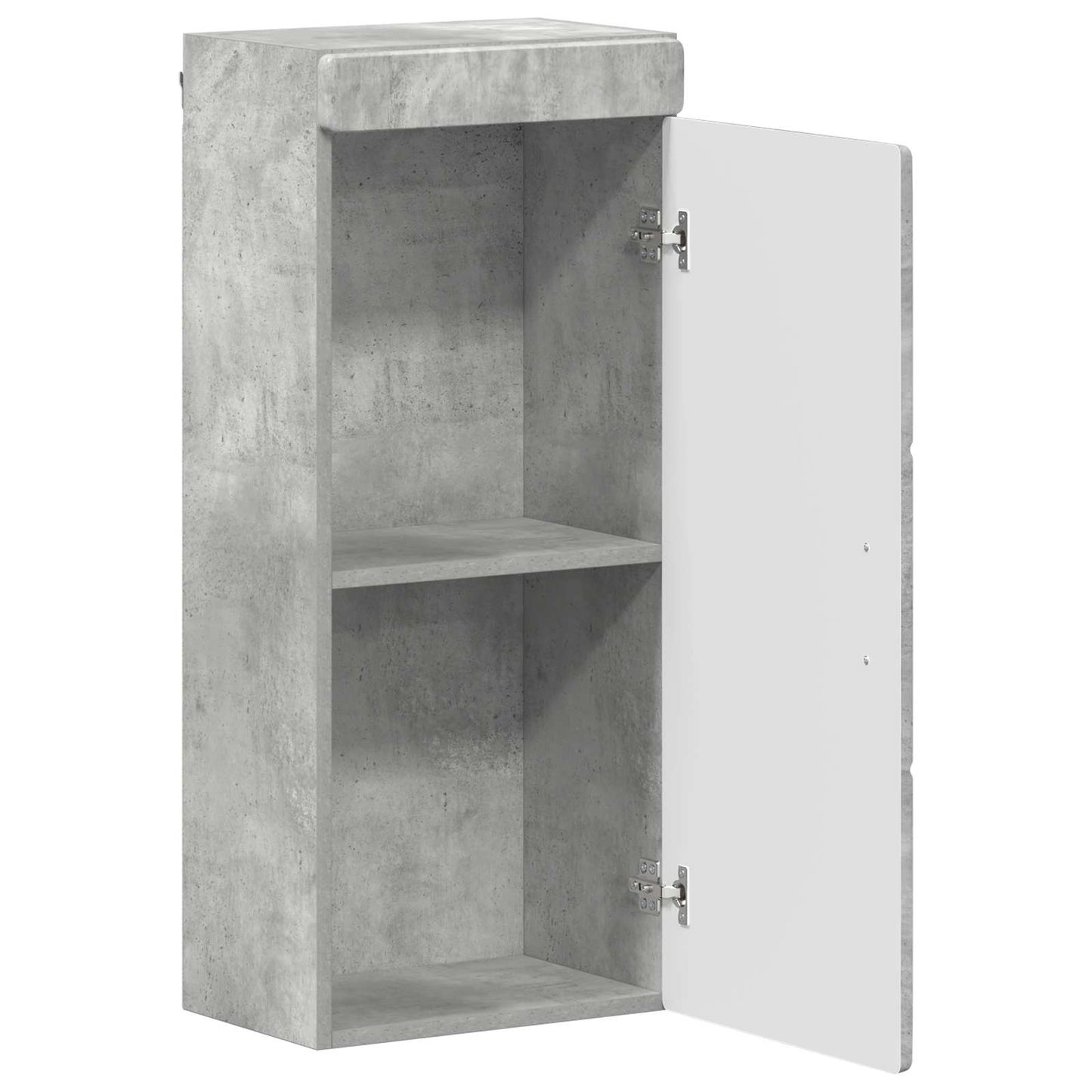 vidaXL Bathroom Wall Cabinet TULUM Concrete Grey 37 x 24.5 x 86 cm