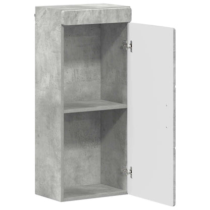 vidaXL Bathroom Wall Cabinet TULUM Concrete Grey 37 x 24.5 x 86 cm