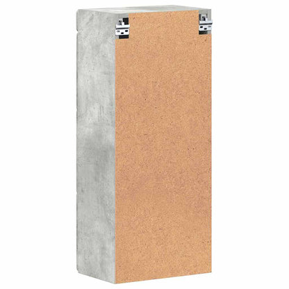 vidaXL Bathroom Wall Cabinet TULUM Concrete Grey 37 x 24.5 x 86 cm